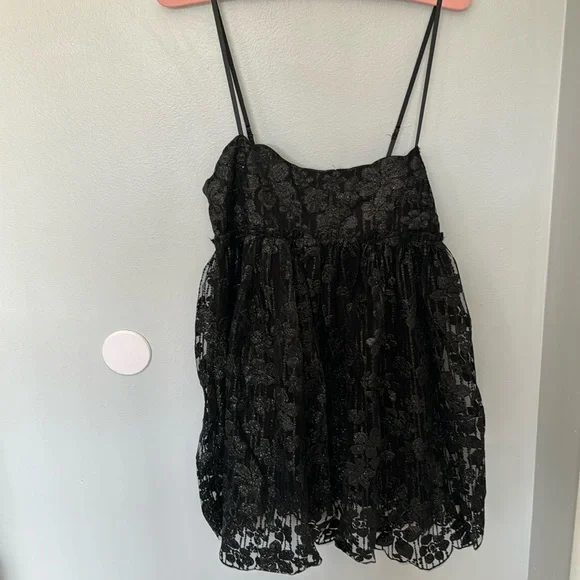 NWOT Free People All That Glitters Babydoll Mini Dress Size Various - Picture 5 of 11